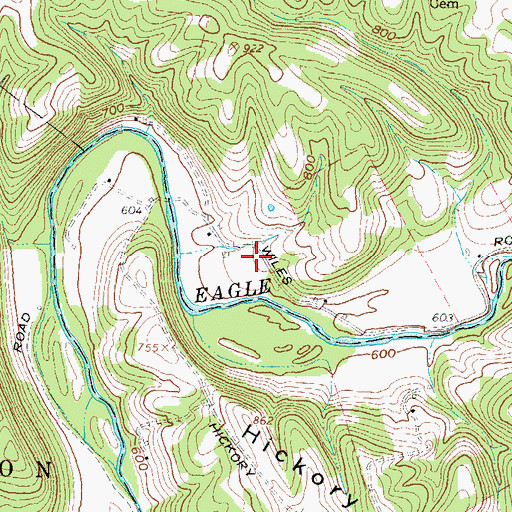Topographic Map of Joint School Number 2 (historical), OH