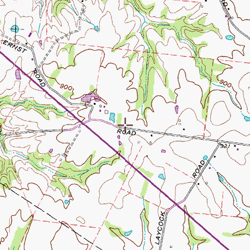 Topographic Map of School Number 4 (historical), OH