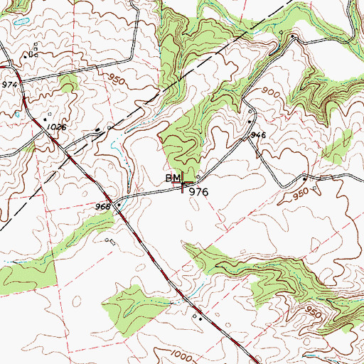 Topographic Map of Ash Grove School (historical), OH