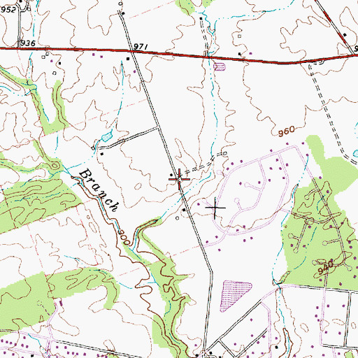 Topographic Map of Beaver School (historical), OH