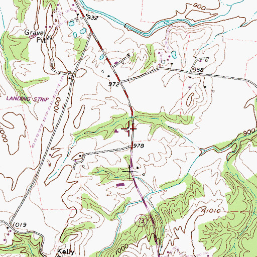 Topographic Map of Carlyle School (historical), OH