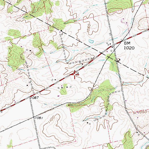 Topographic Map of Chapman School (historical), OH
