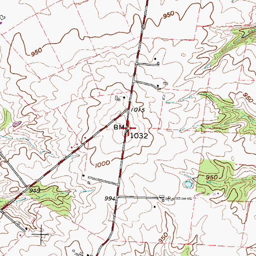 Topographic Map of Elliott School (historical), OH
