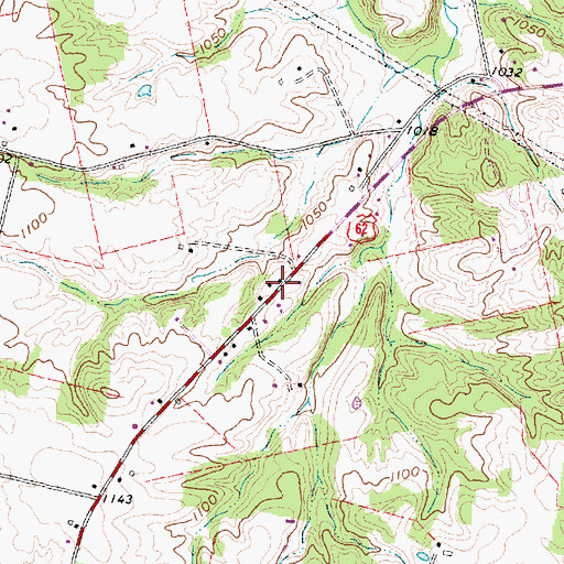 Topographic Map of Kansas College School (historical), OH