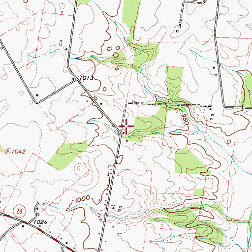 Topographic Map of Limes School (historical), OH
