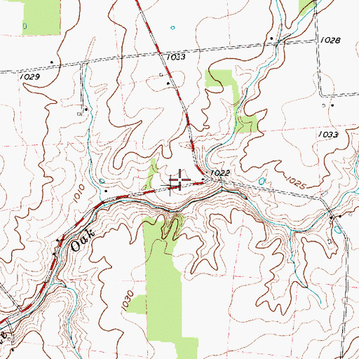 Topographic Map of Littleton School (historical), OH