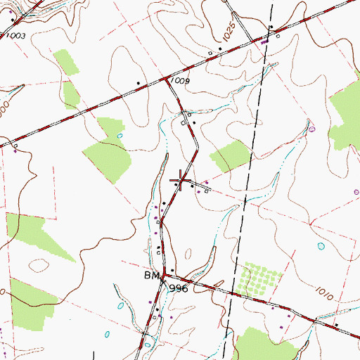 Topographic Map of Maple Grove School (historical), OH