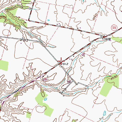 Topographic Map of Olive Chapel School (historical), OH