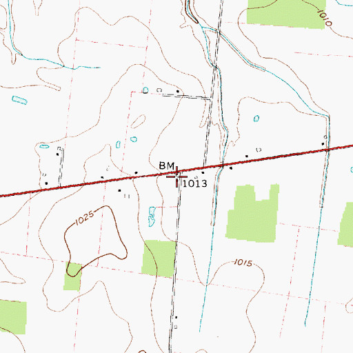 Topographic Map of Robb School (historical), OH