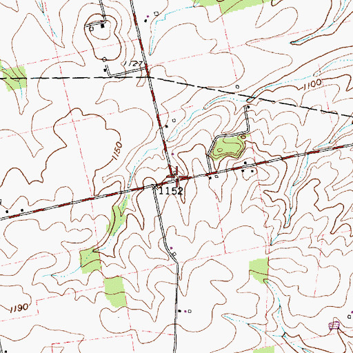 Topographic Map of School Number 4 (historical), OH