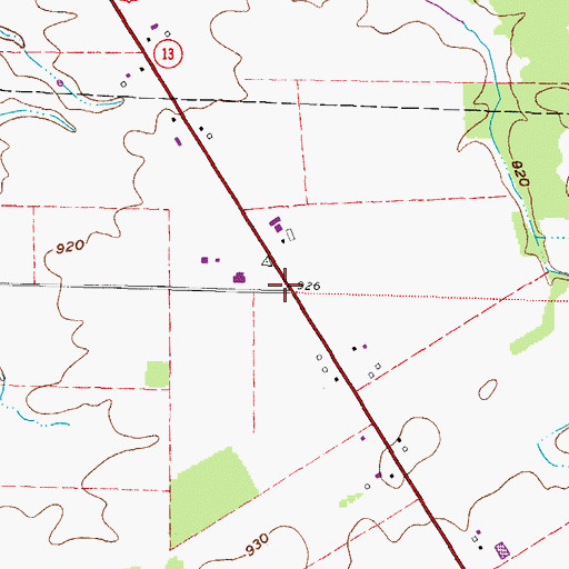 Topographic Map of School Number 3 (historical), OH
