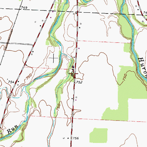 Topographic Map of School Number 6 (historical), OH