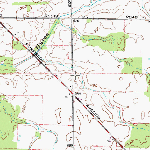 Topographic Map of School Number 9 (historical), OH