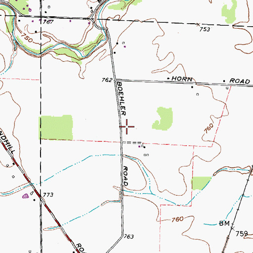 Topographic Map of School Number 10 (historical), OH