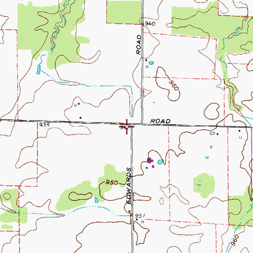 Topographic Map of School Number 11 (historical), OH
