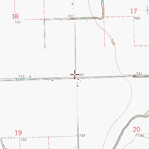 Topographic Map of Tigner School (historical), OH