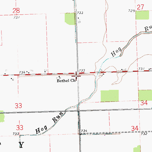 Topographic Map of Taylor School (historical), OH