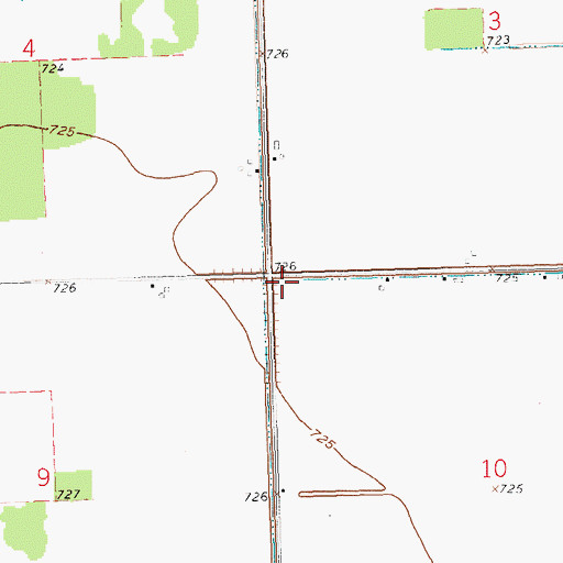 Topographic Map of Mason School (historical), OH