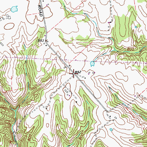 Topographic Map of Franklin School (historical), OH