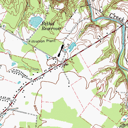 Topographic Map of Republican School (historical), OH