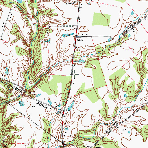 Topographic Map of Mount Olive School (historical), OH