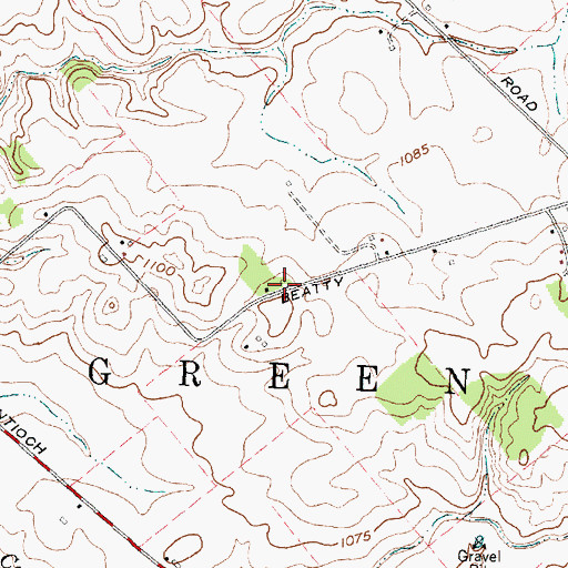 Topographic Map of Fairview School (historical), OH