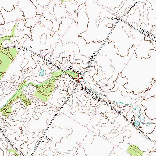 Topographic Map of Hoffman School (historical), OH