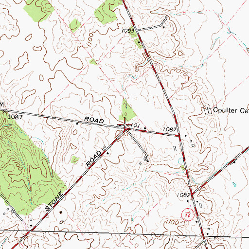 Topographic Map of Union School (historical), OH