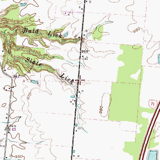 Topographic Map of Independence Hall School (historical), OH