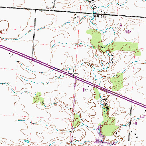 Topographic Map of Smith School (historical), OH