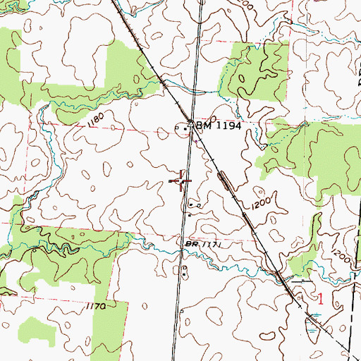 Topographic Map of Fox School (historical), OH