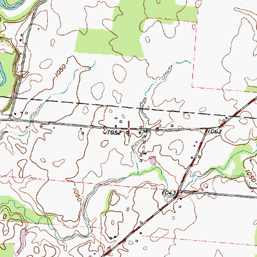 Topographic Map of Fisher School (historical), OH