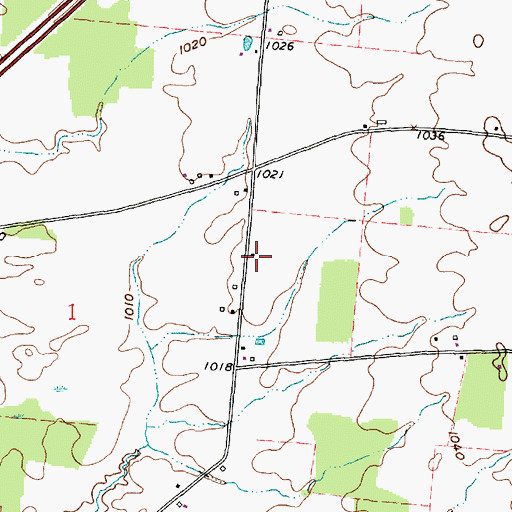 Topographic Map of Beacon School (historical), OH