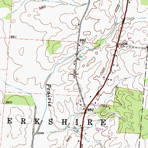 Topographic Map of Schaefer School (historical), OH