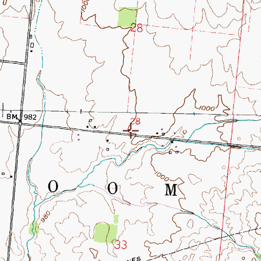 Topographic Map of School Number 5 (historical), OH