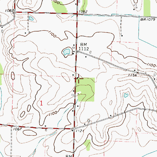 Topographic Map of Boyd School (historical), OH