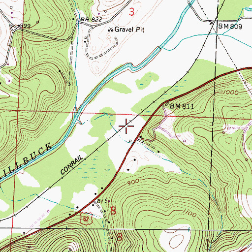 Topographic Map of Hardy Junction (historical), OH