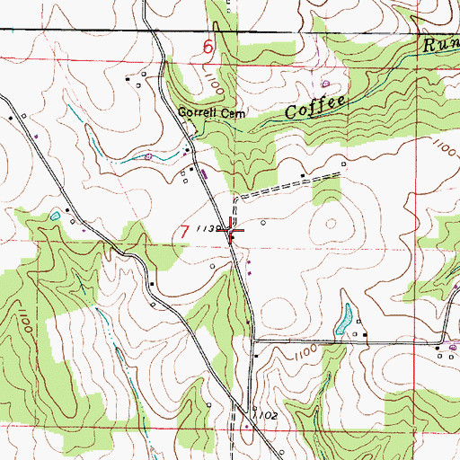 Topographic Map of Union School (historical), OH