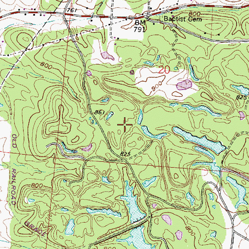 Topographic Map of Latrobe School (historical), OH