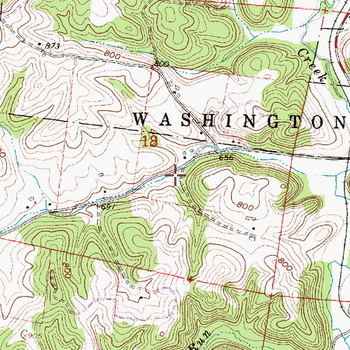 Topographic Map of Parker School (historical), OH