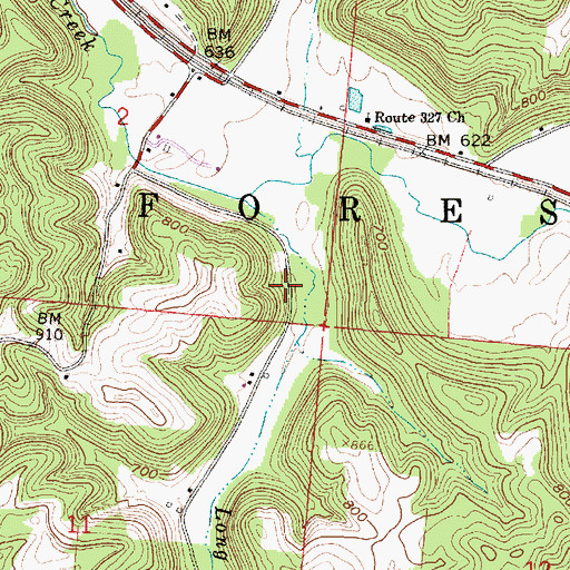 Topographic Map of School Number 10 (historical), OH