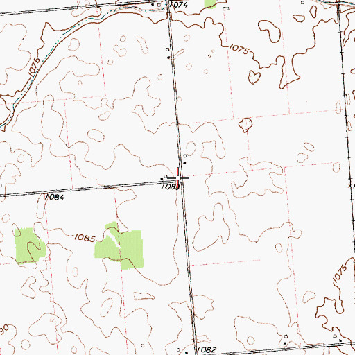 Topographic Map of School Number 10 (historical), OH