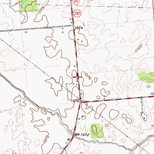 Topographic Map of White Swan School (historical), OH