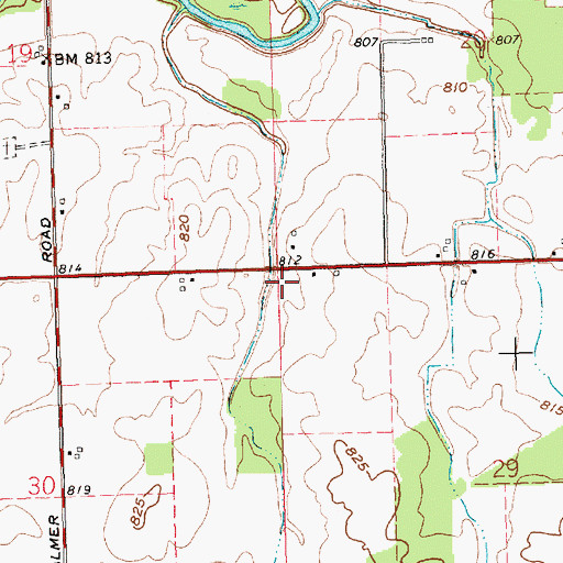 Topographic Map of School Number 2 (historical), OH