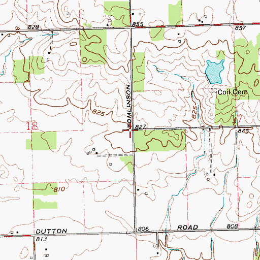 Topographic Map of Protzman School (historical), OH