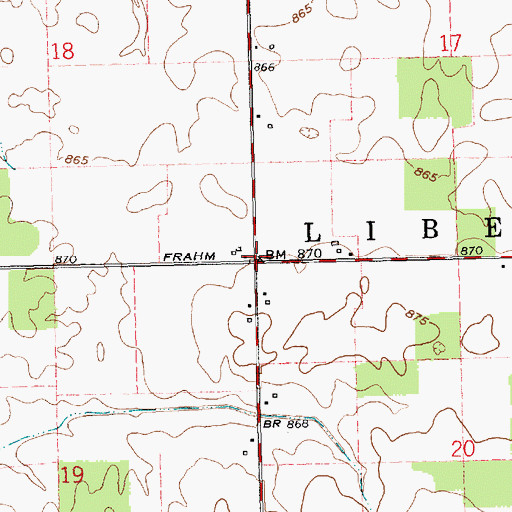 Topographic Map of Forest Hill School (historical), OH