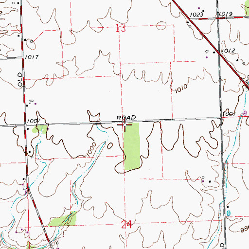 Topographic Map of Brower School (historical), OH