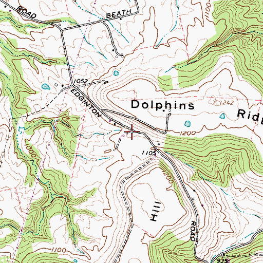 Topographic Map of Morton School (historical), OH