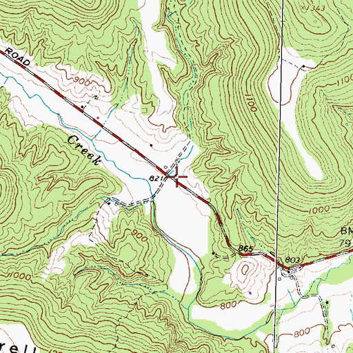 Topographic Map of Brown School (historical), OH