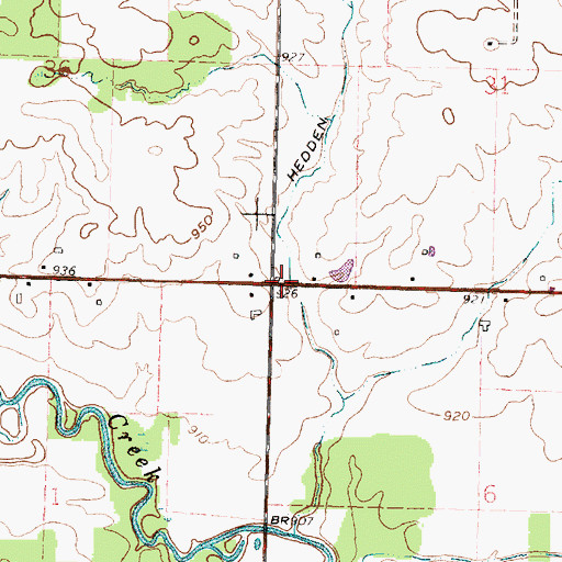 Topographic Map of Rice School (historical), OH